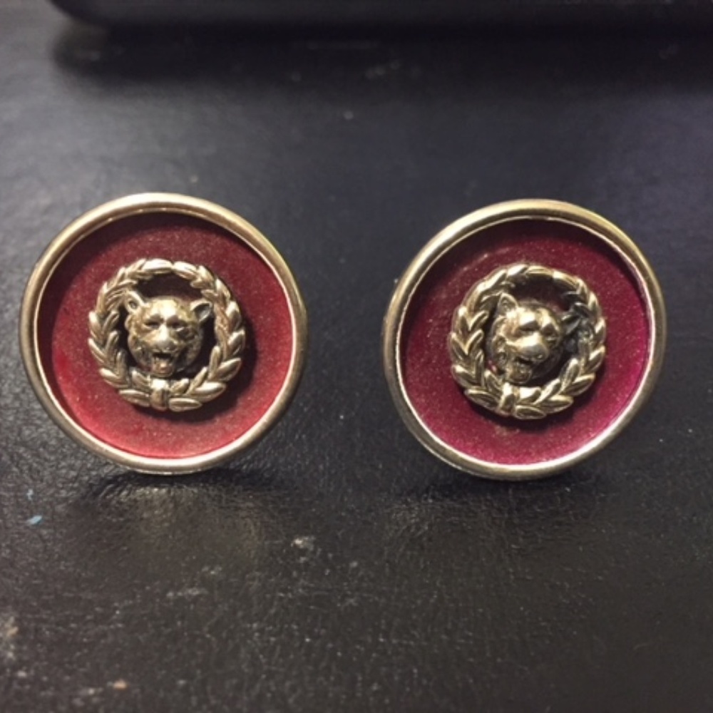 Vintage Lion Insignia Swank Cufflinks